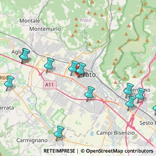Mappa Via Amalfi, 59100 Prato PO, Italia (5.49167)