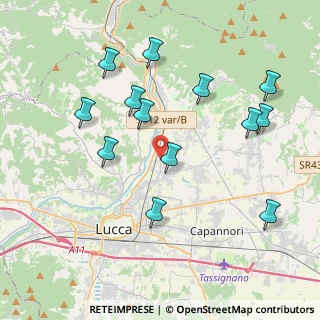 Mappa San Pietro A Vico, 55012 Lucca LU, Italia (4.28077)