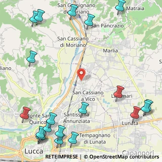 Mappa San Pietro A Vico, 55012 Lucca LU, Italia (3.5375)