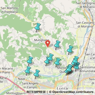 Mappa Via dei Borelli, 55100 Lucca LU, Italia (2.53875)