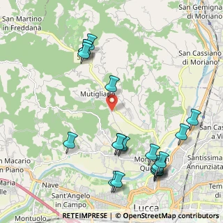 Mappa Via dei Borelli, 55100 Lucca LU, Italia (2.5935)