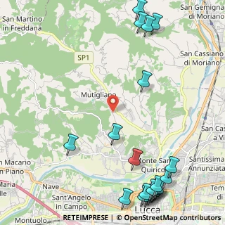 Mappa Via dei Borelli, 55100 Lucca LU, Italia (3.3235)