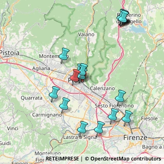 Mappa Via Bernardo Rucellai, 59100 Prato PO, Italia (9.3355)