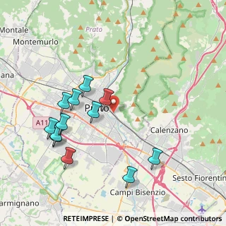 Mappa Via Bernardo Rucellai, 59100 Prato PO, Italia (4.23167)
