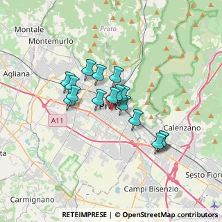 Mappa Via Frascati, 59100 Prato PO, Italia (2.64)