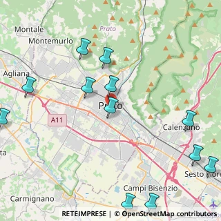 Mappa Via Frascati, 59100 Prato PO, Italia (5.72833)