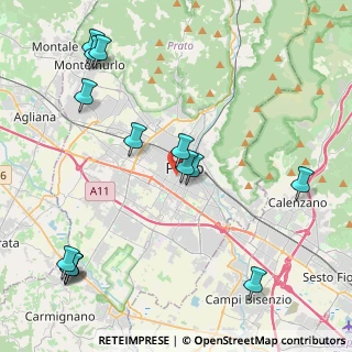 Mappa Via Giovacchino Carradori, 59100 Prato PO, Italia (5.35857)