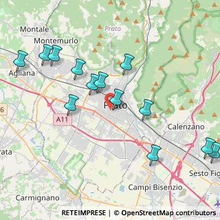 Mappa Via Giovacchino Carradori, 59100 Prato PO, Italia (4.63692)