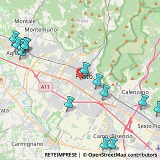 Mappa Via Giovacchino Carradori, 59100 Prato PO, Italia (6.25429)