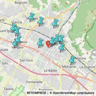 Mappa Via Giovacchino Carradori, 59100 Prato PO, Italia (2.03308)