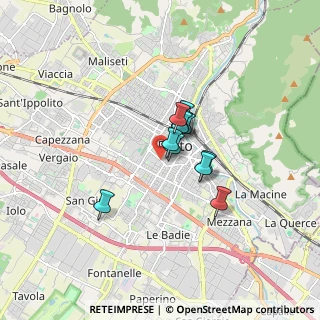 Mappa Via Giovacchino Carradori, 59100 Prato PO, Italia (1.03455)