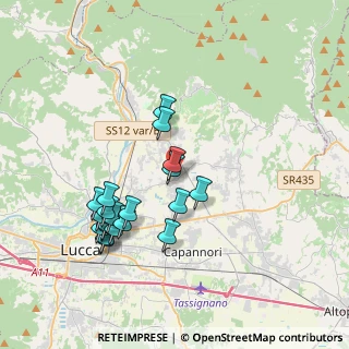 Mappa Viale Europa, 55012 Lucca LU, Italia (3.826)