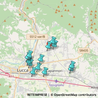 Mappa Viale Europa, 55012 Lucca LU, Italia (3.94385)