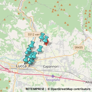 Mappa Viale Europa, 55012 Lucca LU, Italia (3.655)