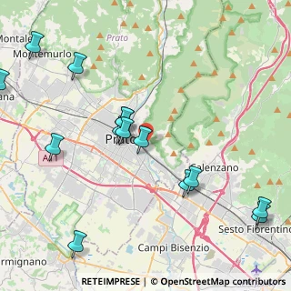Mappa Via della Rondine, 59100 Prato PO, Italia (5.02429)