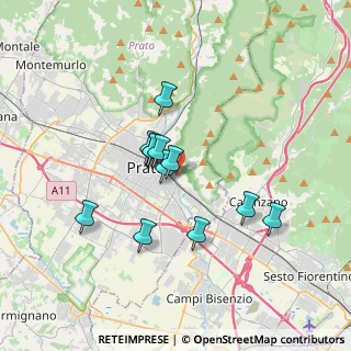 Mappa Via della Rondine, 59100 Prato PO, Italia (2.8075)