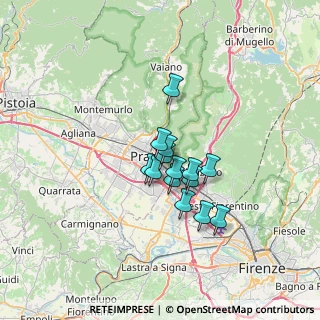 Mappa Via della Rondine, 59100 Prato PO, Italia (4.54286)
