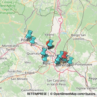 Mappa Via della Rondine, 59100 Prato PO, Italia (11.37)