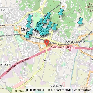 Mappa Via Giovanni Gentile, 51016 Montecatini Terme PT, Italia (0.917)