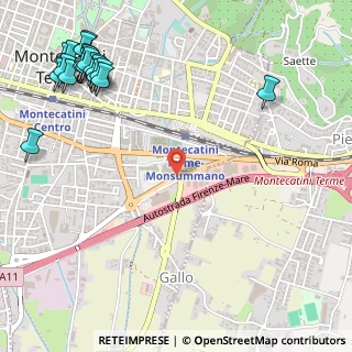 Mappa Via Giovanni Gentile, 51016 Montecatini Terme PT, Italia (0.836)