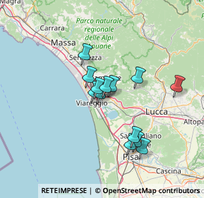 Mappa Via delle Cannelle, 55054 Massarosa LU, Italia (10.82462)