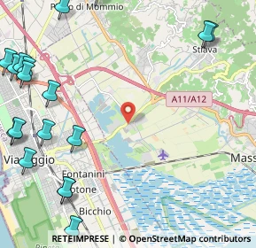 Mappa Via delle Cannelle, 55054 Massarosa LU, Italia (3.44611)