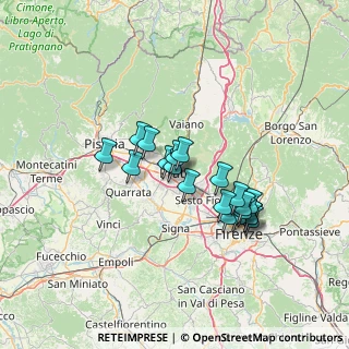 Mappa Via Carbonaia, 59100 Prato PO, Italia (11.462)