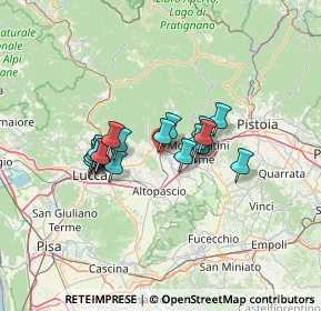 Mappa Via S. Piero, 51017 Pescia PT, Italia (9.945)