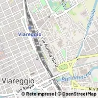 Kaart Viareggio