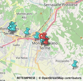 Mappa Via Balbo Italo, 51015 Monsummano Terme PT, Italia (1.74429)