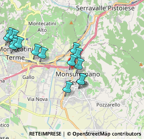 Mappa Via Balbo Italo, 51015 Monsummano Terme PT, Italia (2.145)