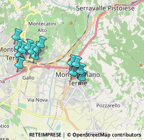 Mappa Via Balbo Italo, 51015 Monsummano Terme PT, Italia (1.96733)