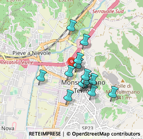 Mappa Via Balbo Italo, 51015 Monsummano Terme PT, Italia (0.66875)