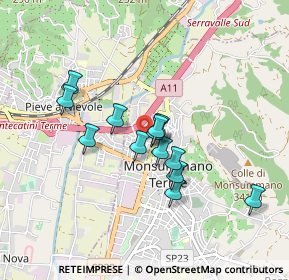 Mappa Via Balbo Italo, 51015 Monsummano Terme PT, Italia (0.70231)