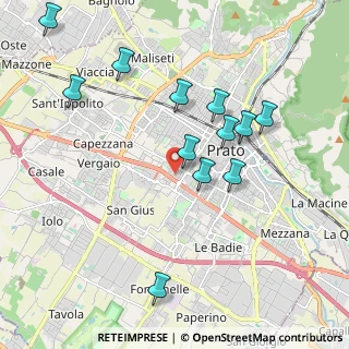 Mappa Via Osoppo, 59100 Prato PO, Italia (2.09083)