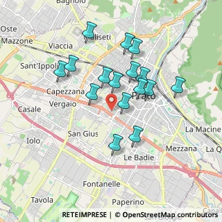 Mappa Via Osoppo, 59100 Prato PO, Italia (1.63125)