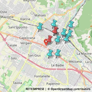 Mappa Via Osoppo, 59100 Prato PO, Italia (1.51583)