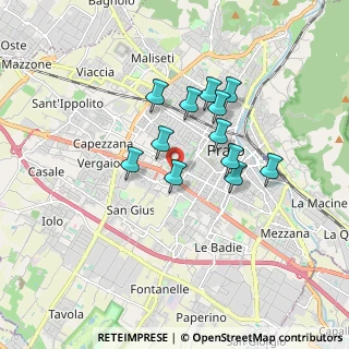 Mappa Via Osoppo, 59100 Prato PO, Italia (1.41583)