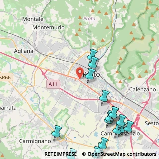 Mappa Via Osoppo, 59100 Prato PO, Italia (6.26471)