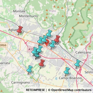 Mappa Via Osoppo, 59100 Prato PO, Italia (3.47929)