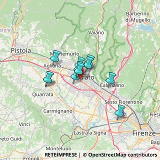 Mappa Via Osoppo, 59100 Prato PO, Italia (4.61091)