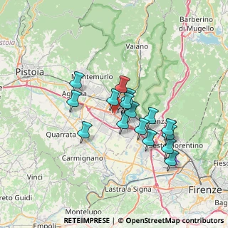 Mappa Via Osoppo, 59100 Prato PO, Italia (5.8175)
