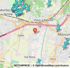 Mappa Via Renato Fucini, 51018 Pieve A Nievole PT, Italia (1.6545)