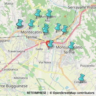 Mappa Via Renato Fucini, 51018 Pieve A Nievole PT, Italia (2.25167)