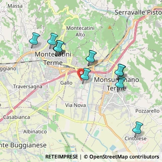 Mappa Via Renato Fucini, 51018 Pieve A Nievole PT, Italia (1.97083)