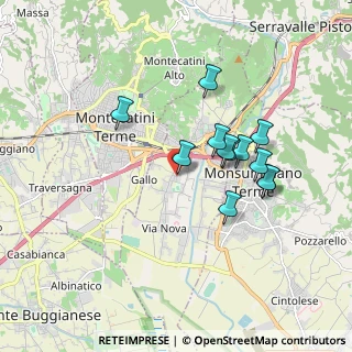Mappa Via Renato Fucini, 51018 Pieve A Nievole PT, Italia (1.59)