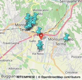 Mappa Via Renato Fucini, 51018 Pieve A Nievole PT, Italia (1.60571)