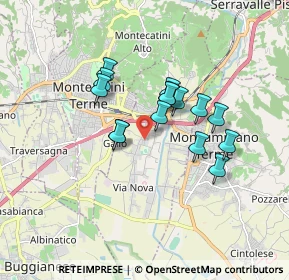 Mappa Via Renato Fucini, 51018 Pieve A Nievole PT, Italia (1.368)