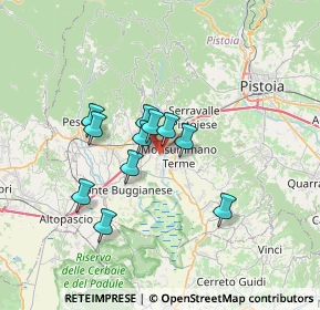 Mappa Via Renato Fucini, 51018 Pieve A Nievole PT, Italia (5.30818)