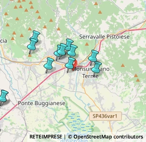 Mappa Via Renato Fucini, 51018 Pieve A Nievole PT, Italia (3.94769)